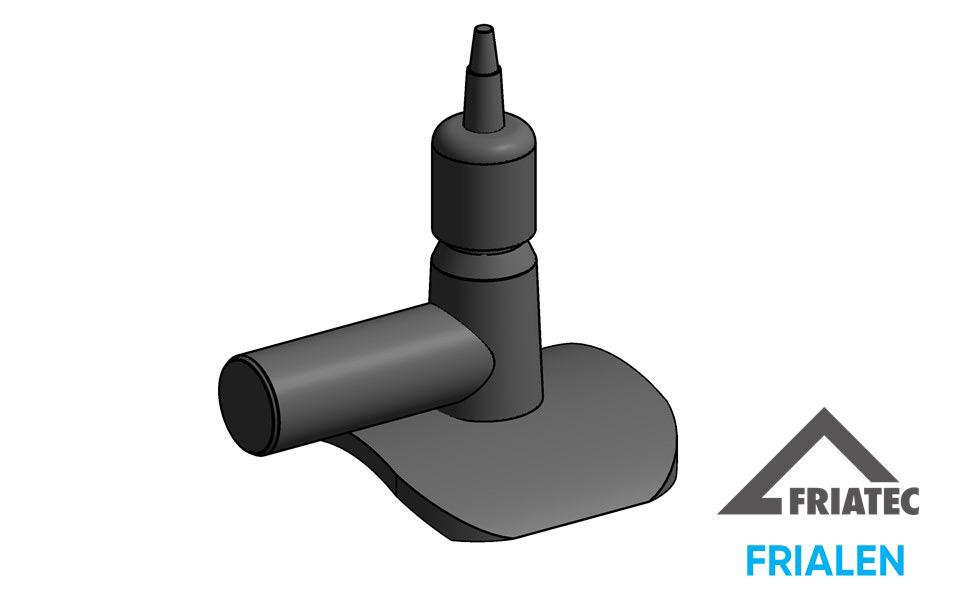 (DAV TL) Pressure Tapping Valve Top-Loading with extra long outlet spigot