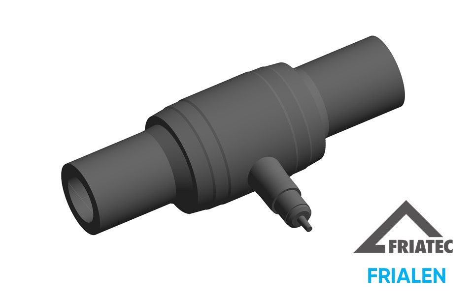(FRIALOC ACW) PE-Shut-Off Valve with plastic compatible shut-off mechanism (counterclockwise closing). Application area: Water