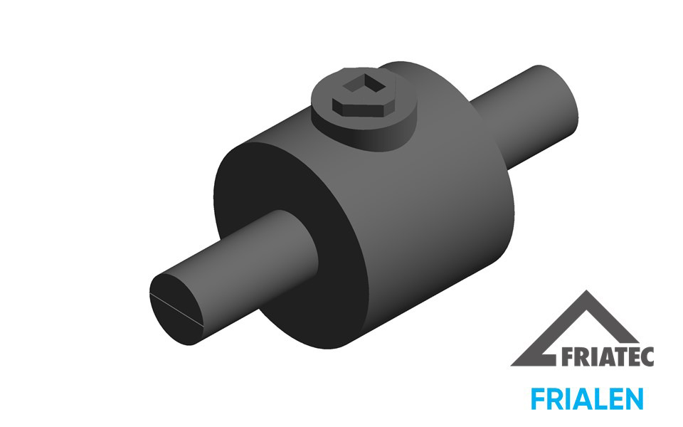 (KHW) Ball Valves in HD-PE suitable for drinking water, 1/4-Turn, full port passage