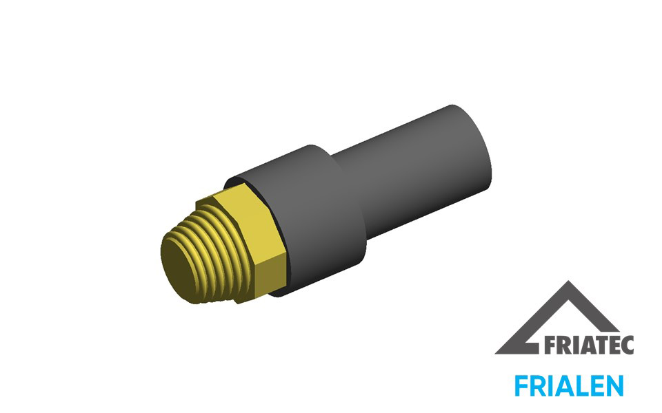 (UAN) Universal adapter HD-PE/Brass with male thread
