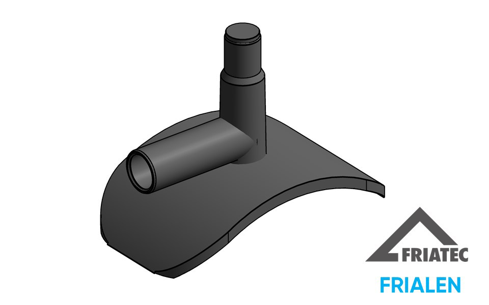 (DAA TL) Pressure Tapping Tee Top-Loading and Top-Loading/Relining with extra long outlet spigot