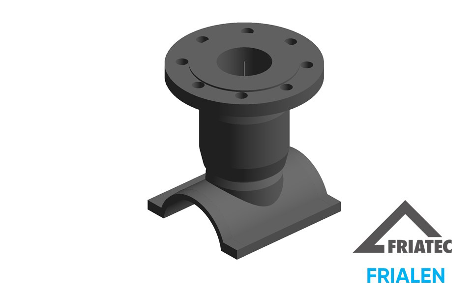 (SAFL) Spigot Saddles with flange outlet