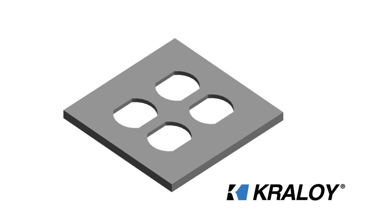 Placa doble para 2 tomas