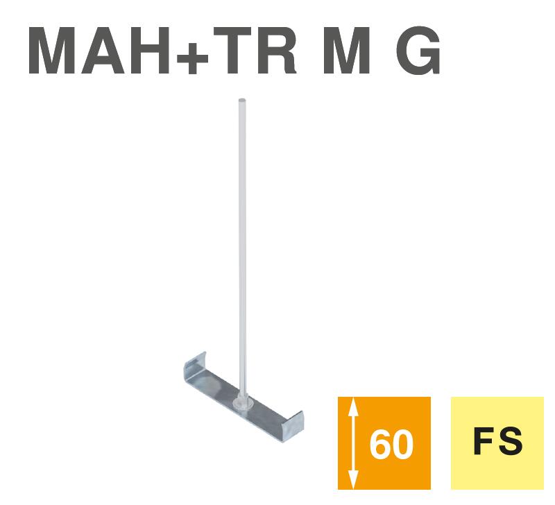 Centre supension 60 FS with threaded rod TR M G