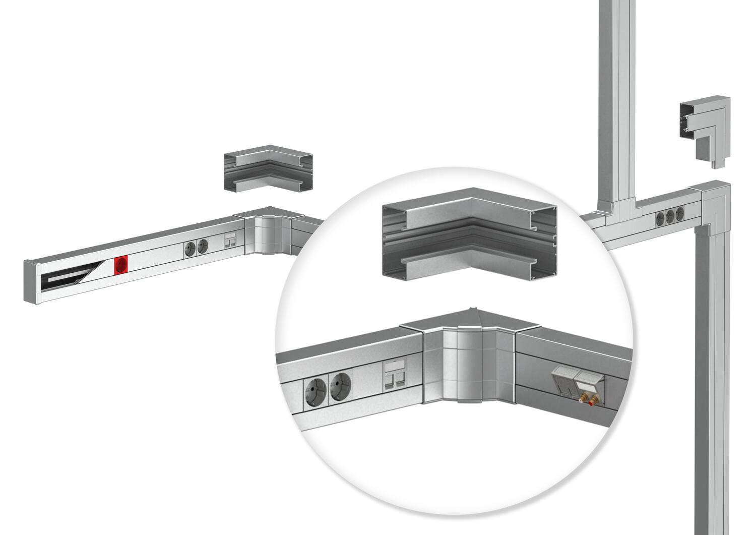 Rapid 45-2 device installation trunking