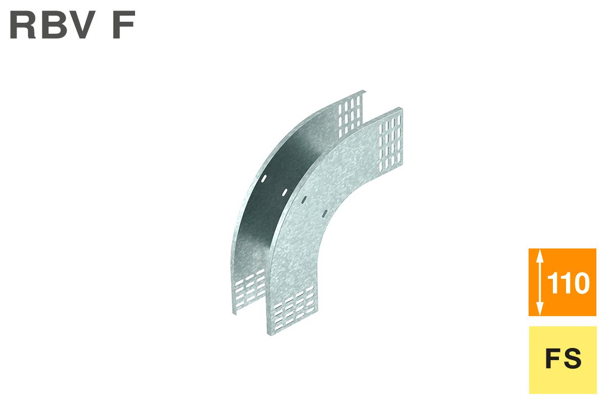 90°-Vertikalbogen fallend 110 FS