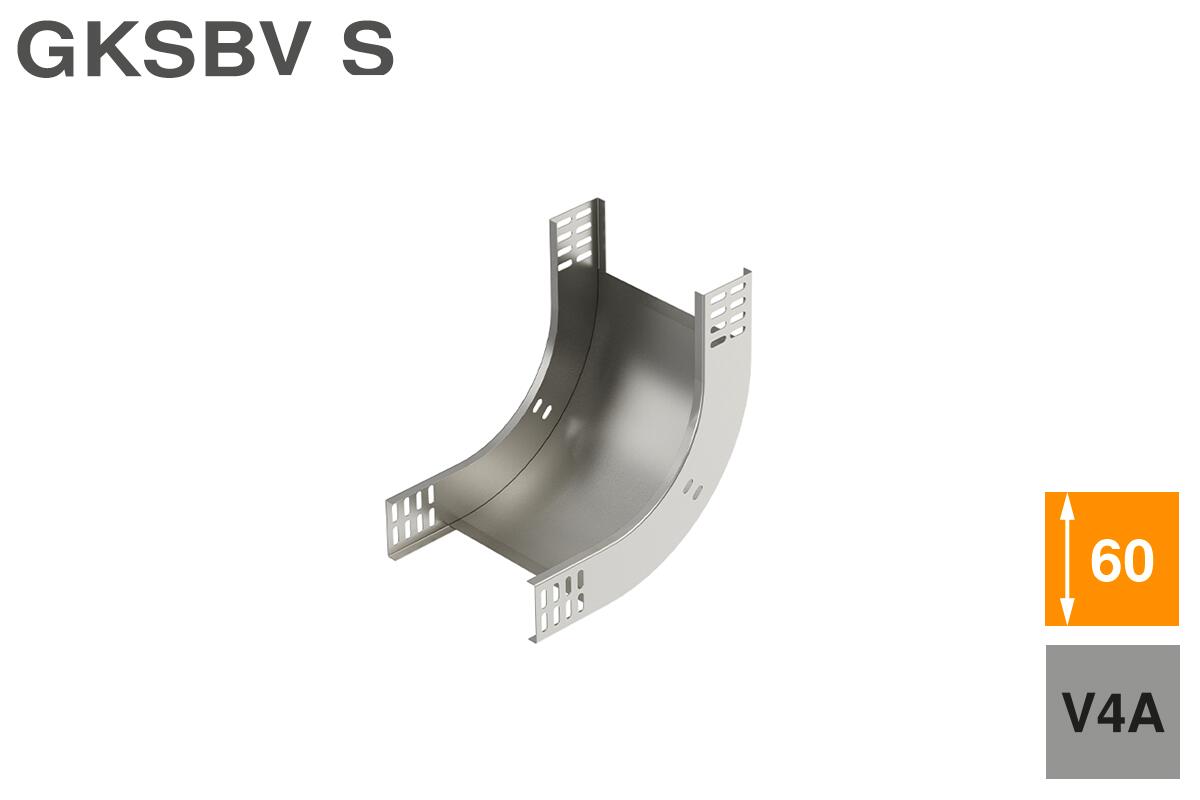 90° vertical Bend, rising 60 A4