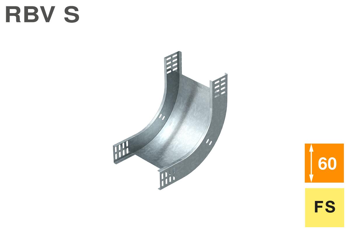 90° verticale bocht stijgend 60 FS