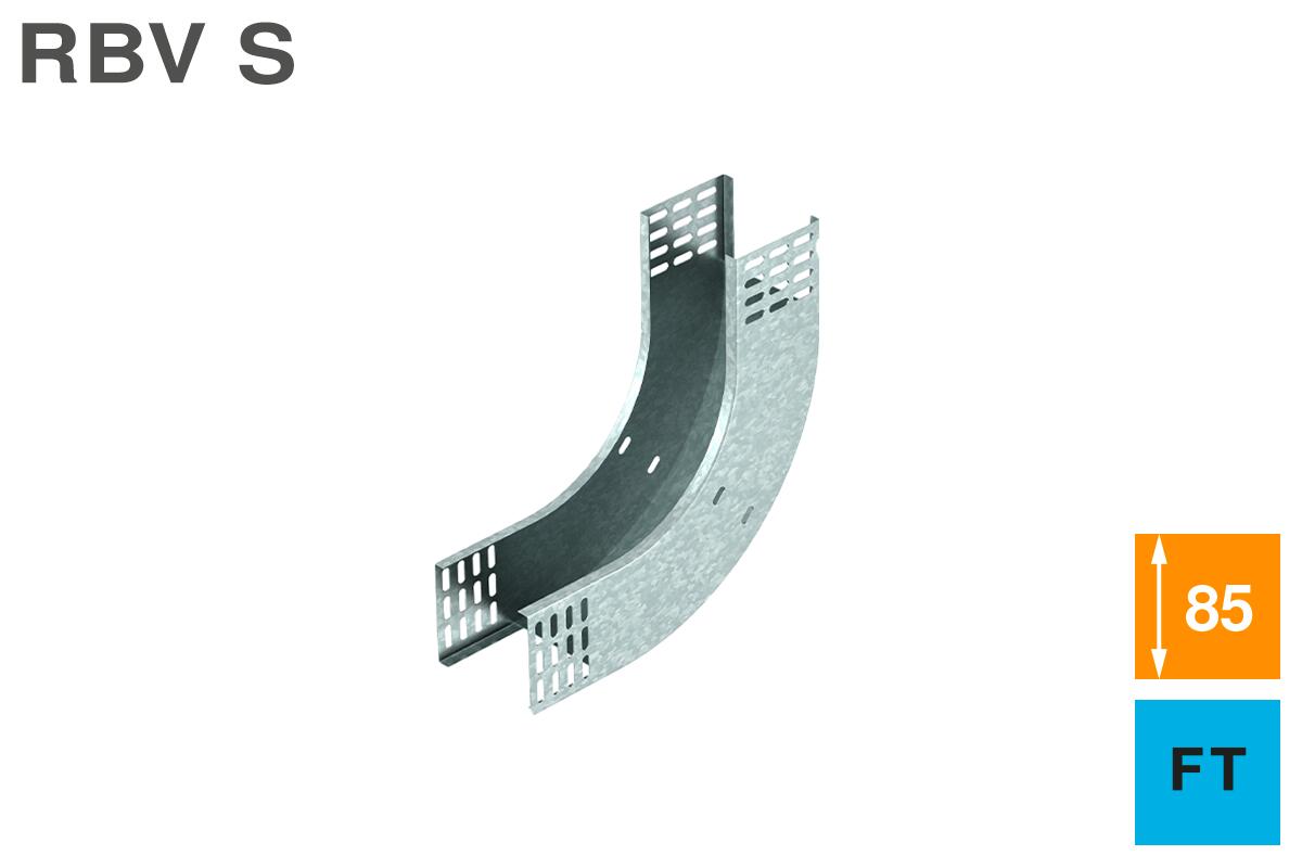 90° vertical Bend, rising 85 FT