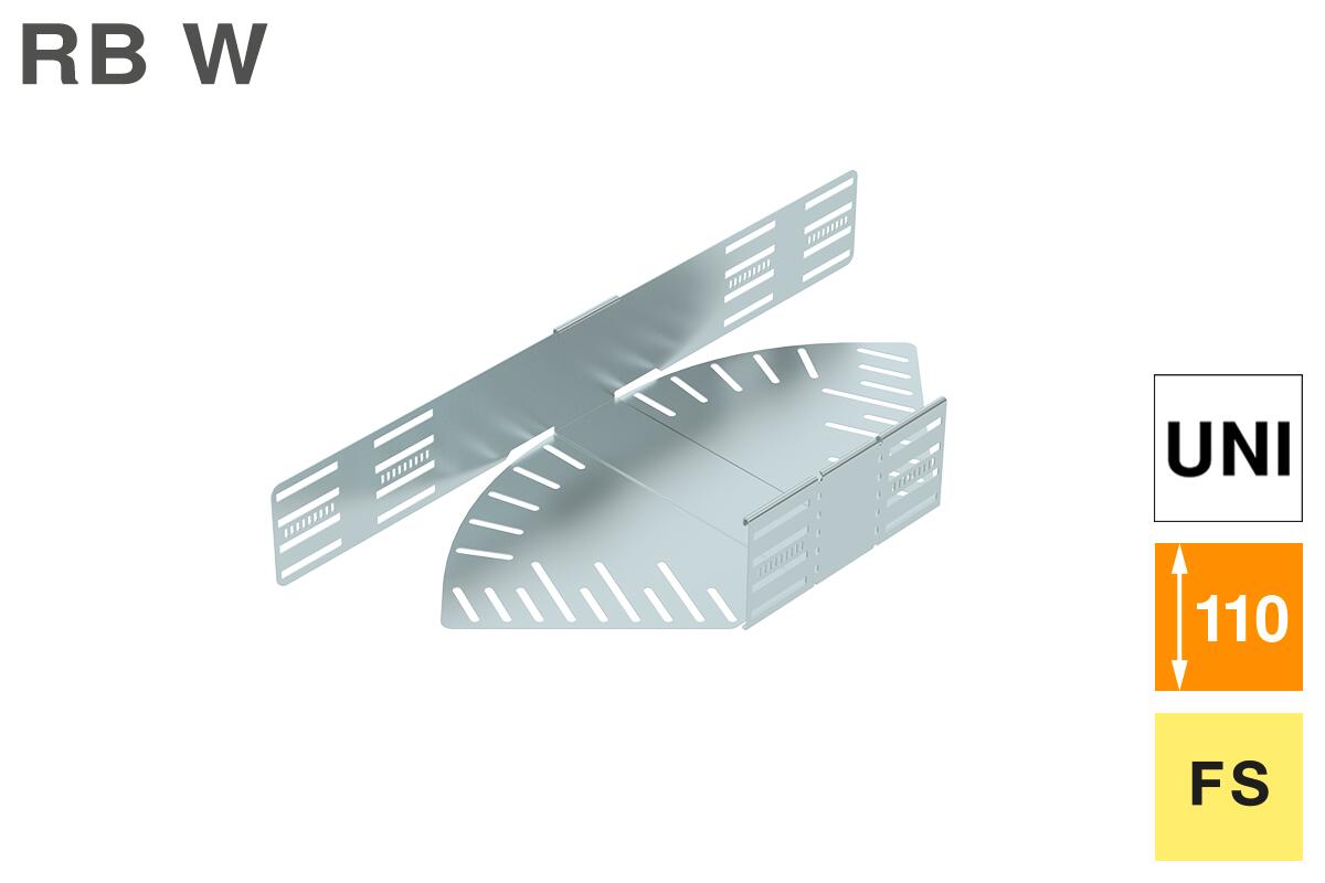 Bend, angle-adjustable, universal, 110 FS