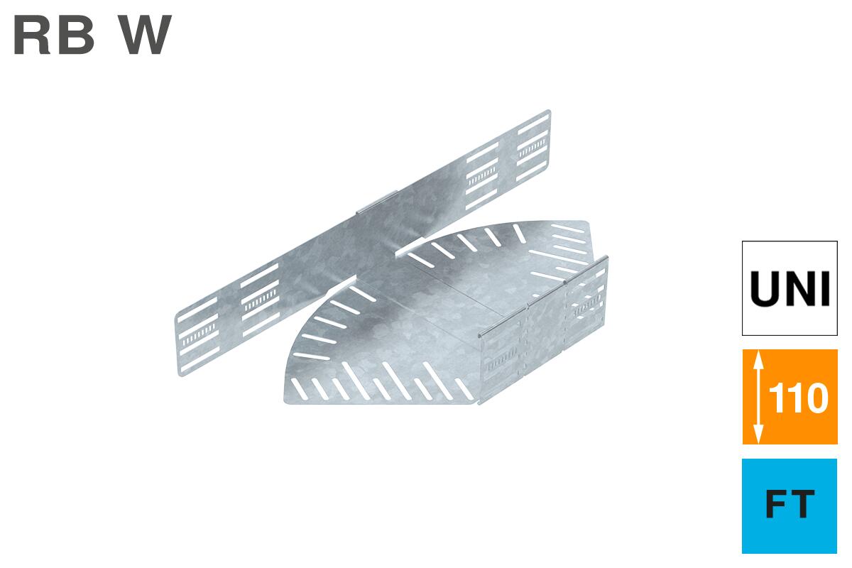 Curva ad angolazione regolabile universale 110 FT