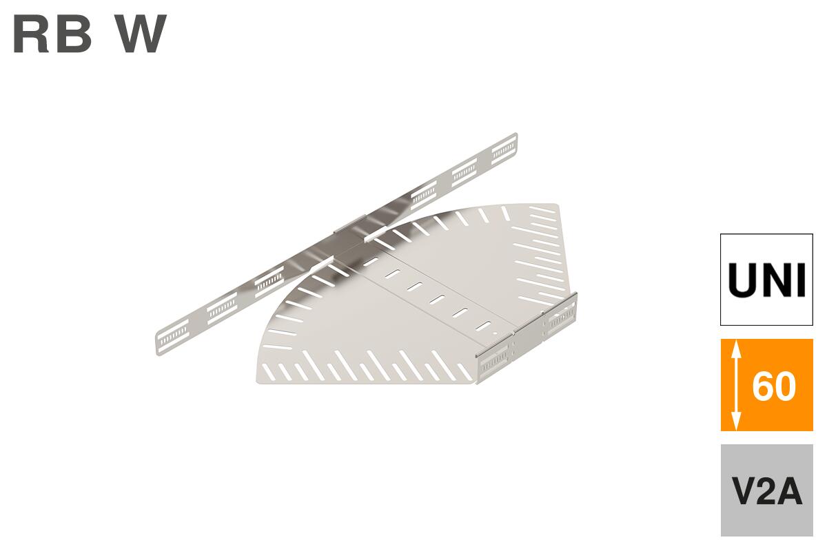 Bend, angle-adjustable, universal, 60 A2