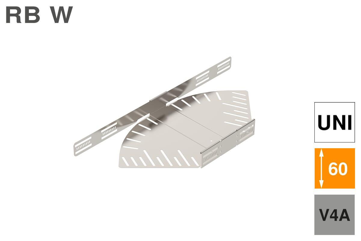 Bend, angle-adjustable, universal, 60 A4