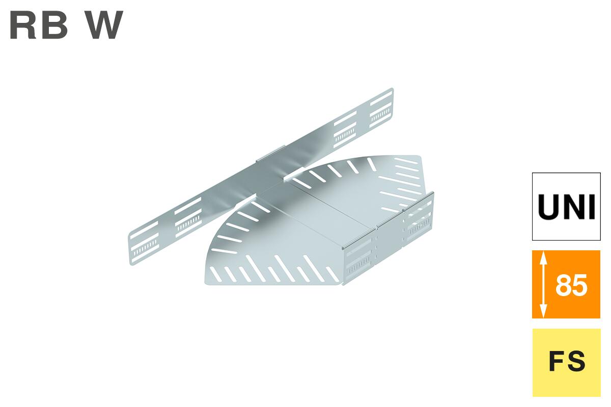 Bend, angle-adjustable, universal, 85 FS