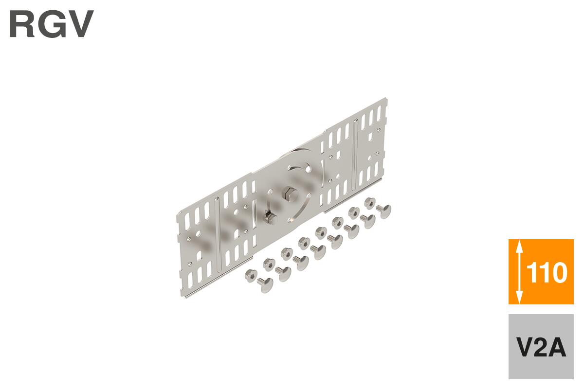 Adjustable connector tray set 110 A2