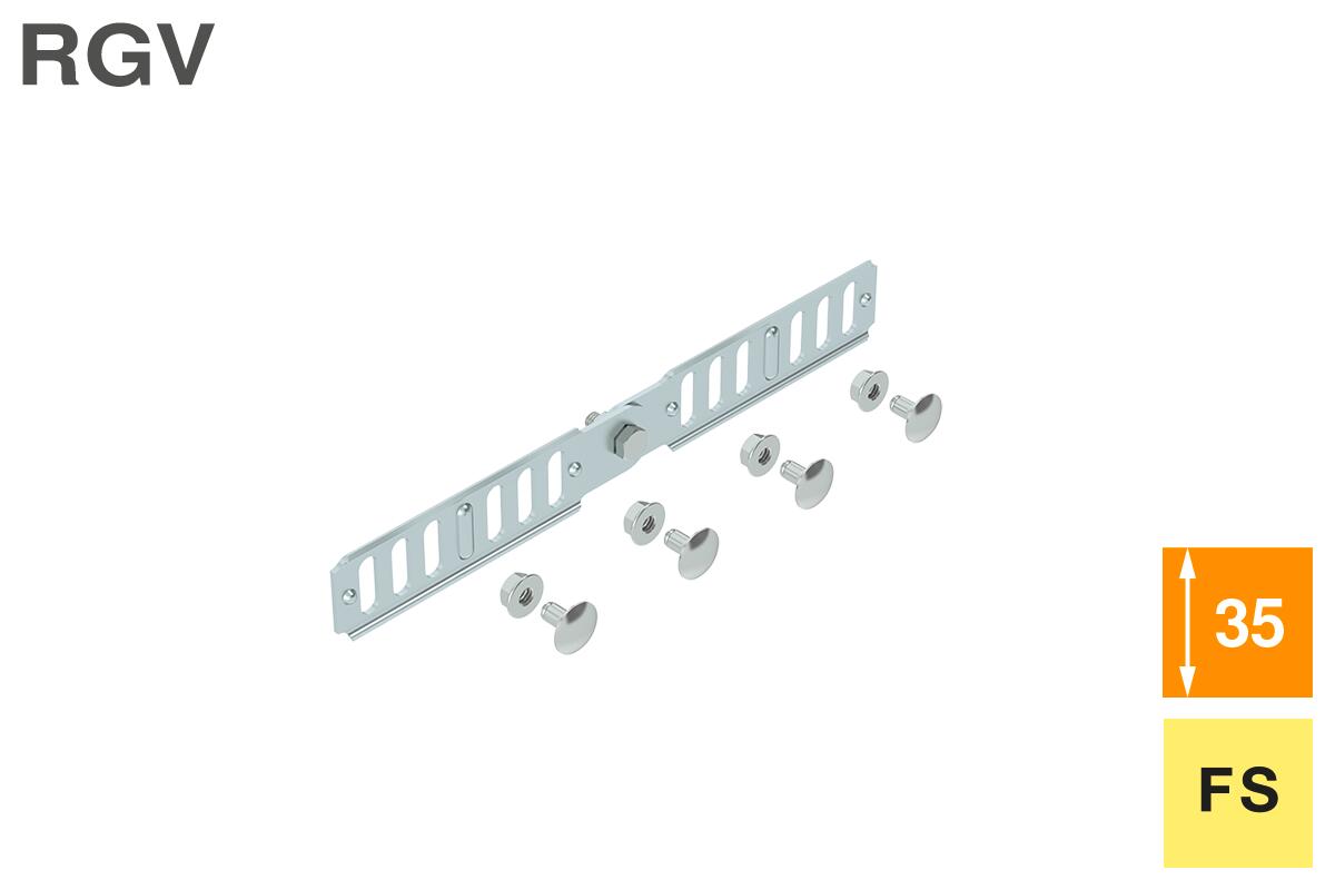 Adjustable connector tray set 35 FS