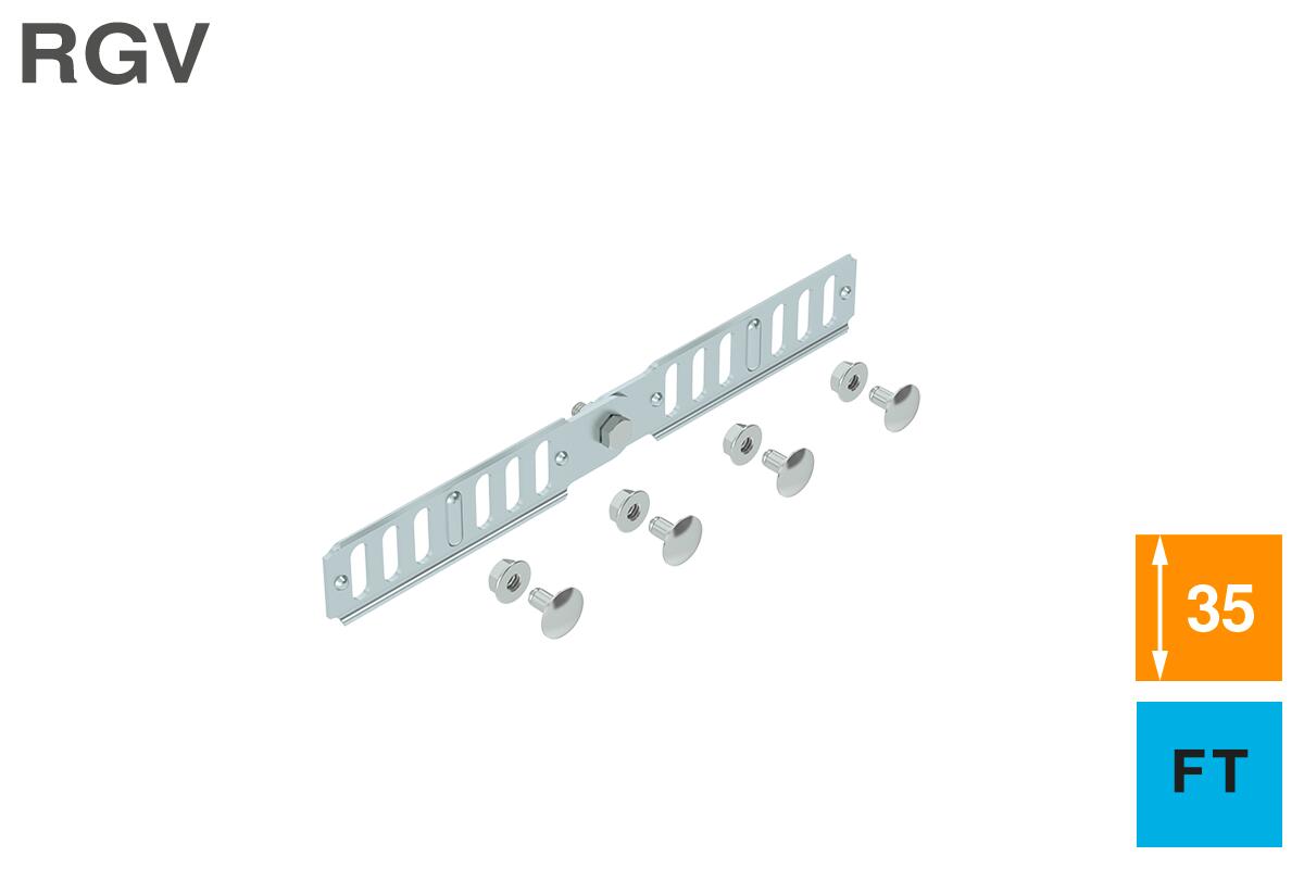 Adjustable connector tray set 35 FT