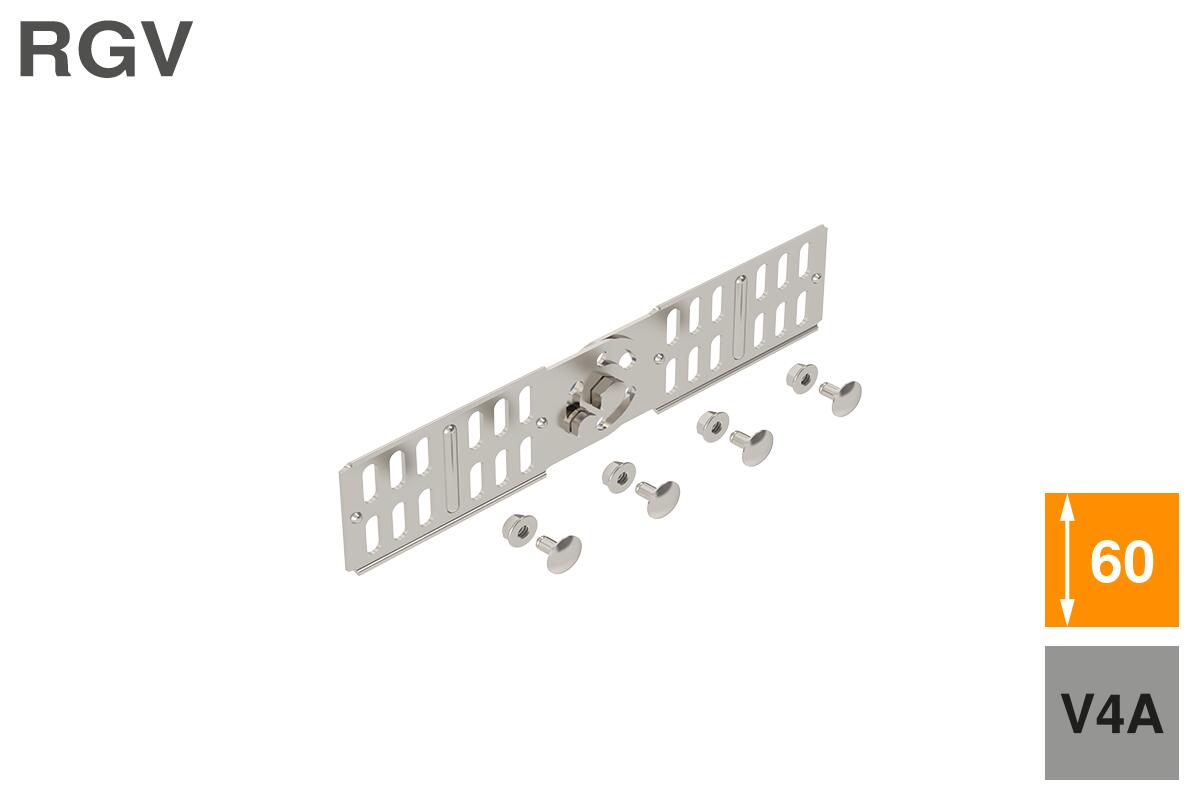 Adjustable connector tray set 60 A4