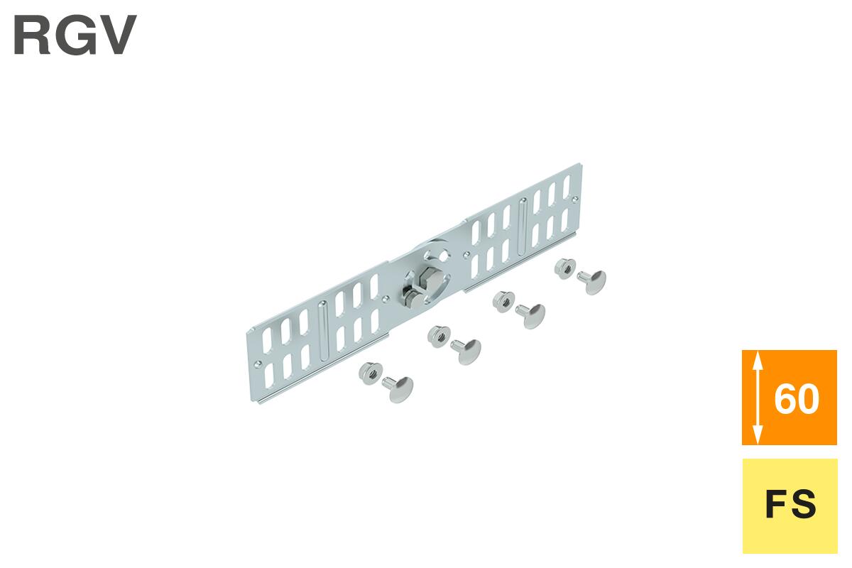 Adjustable connector tray set 60 FS