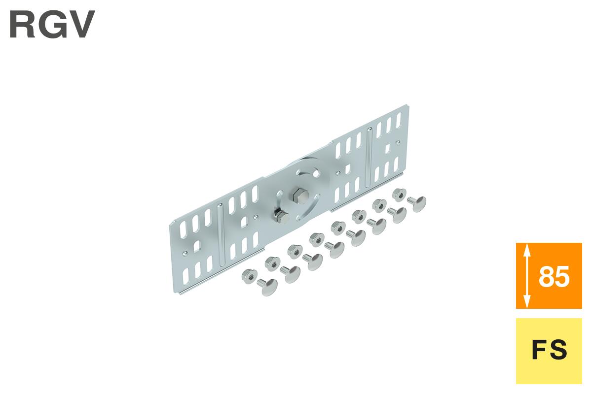 Adjustable connector tray set 85 FS