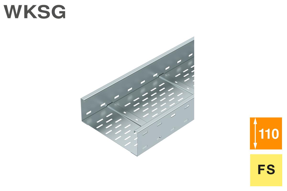 Wide span cable tray system WKSG 110FS