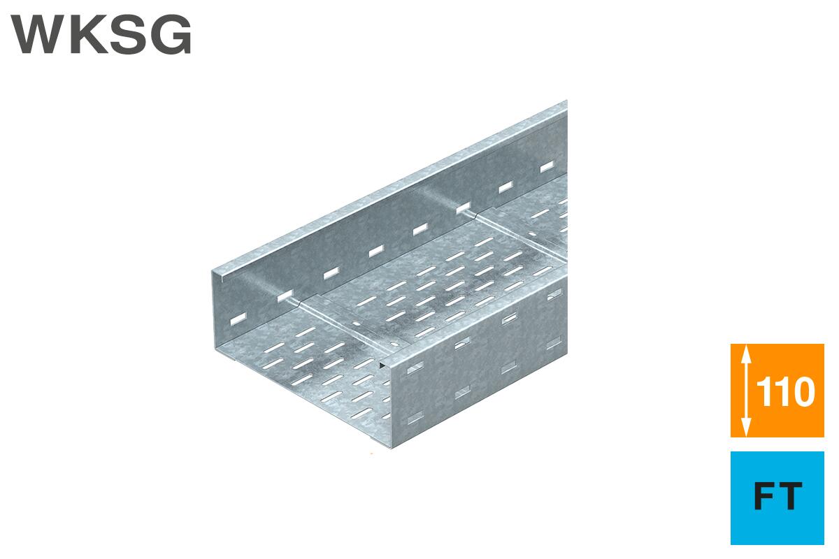 Wide span cable tray system WKSG 110 FT