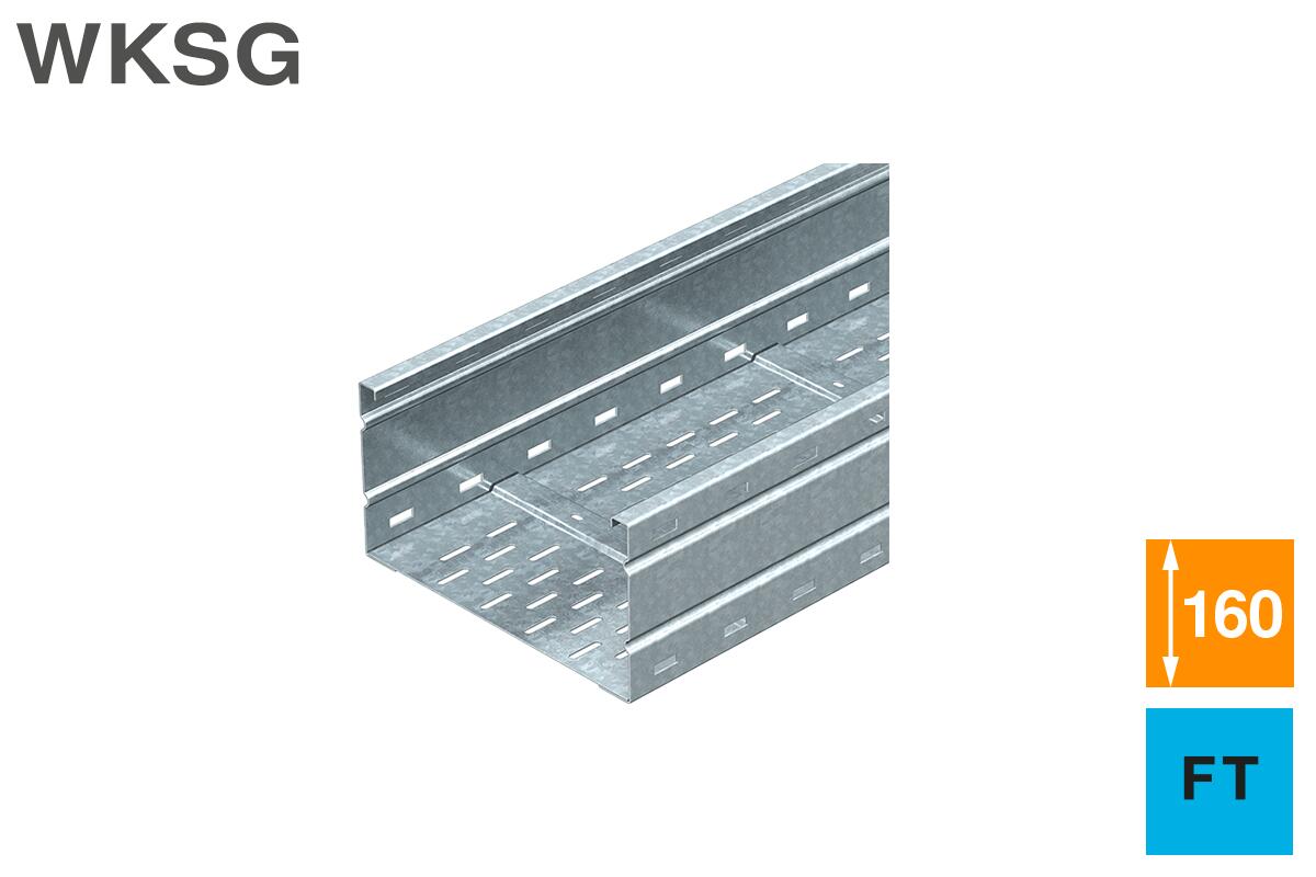 Wide span cable tray system WKSG 160 FT