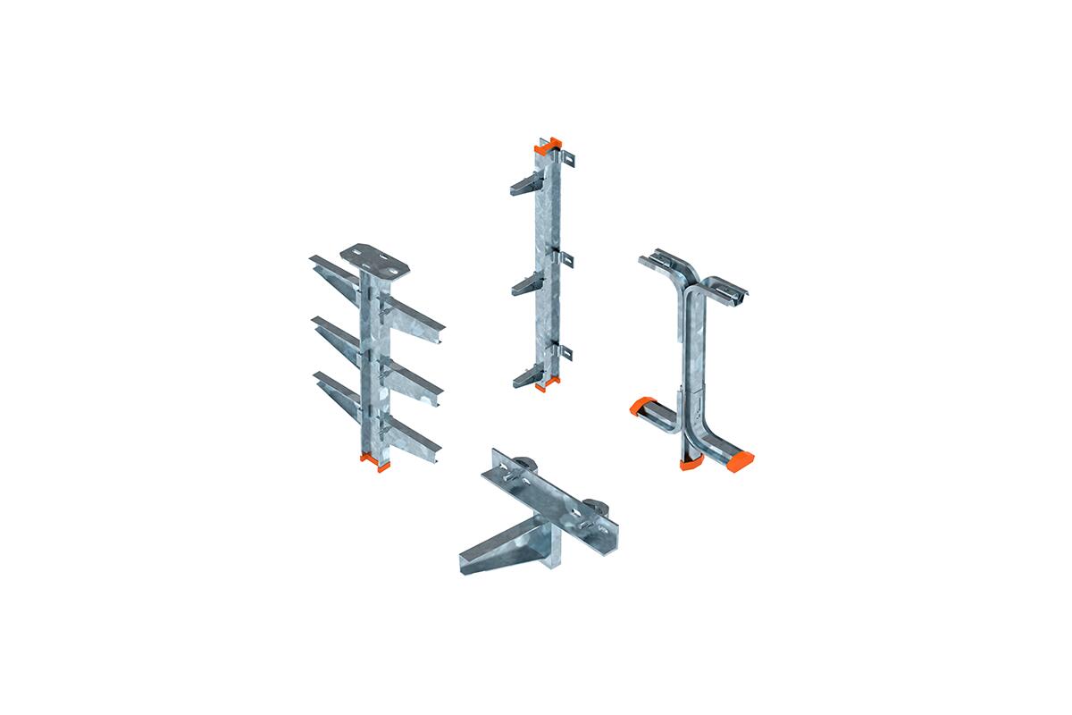 for supporting structures