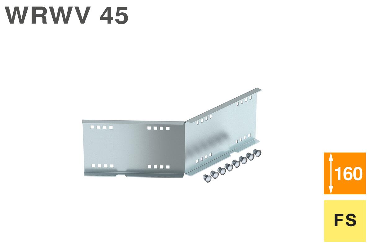 45° angle connector set 160 FS