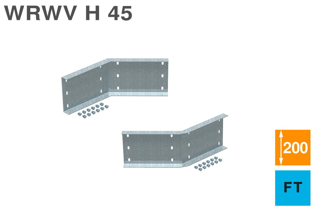 Angle connector WRWV H 45 set 200 FT I A