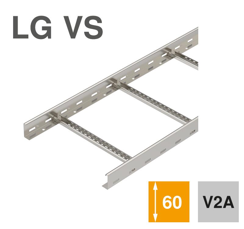 Échelle à câbles LG 60, 6 m VS A2