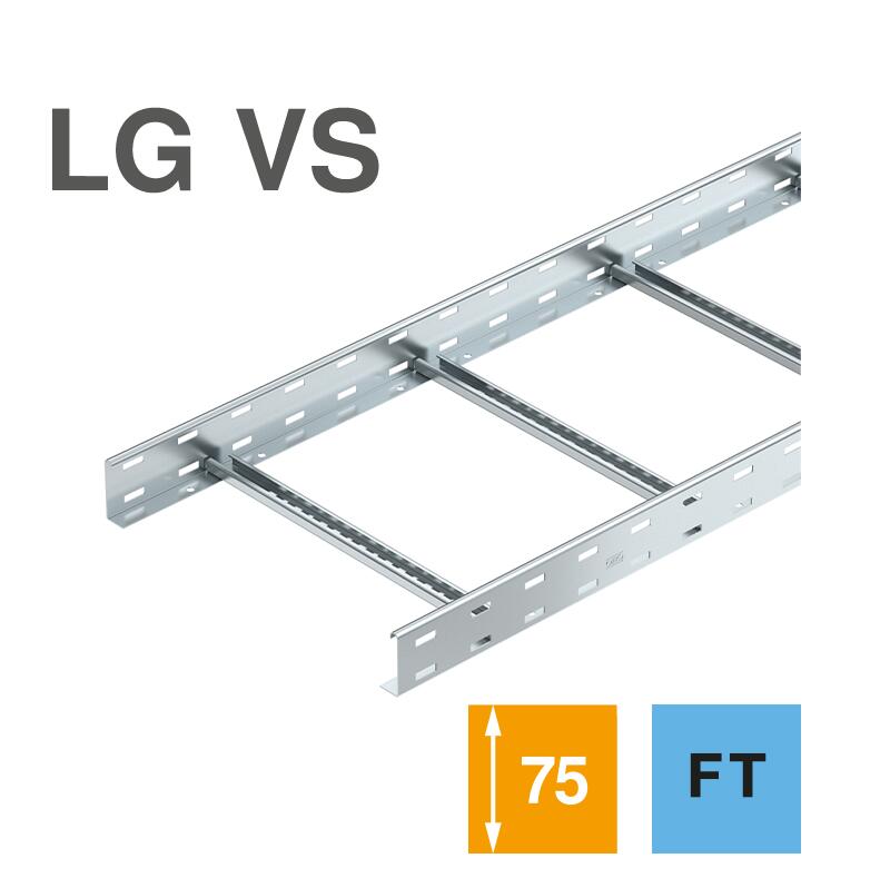 Cable ladder LG 75, 3 m VS FT