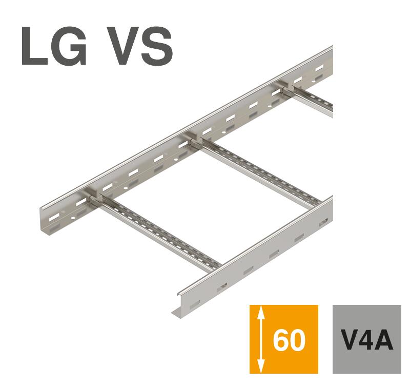 Échelle à câbles LG 60, 6 m VS A4
