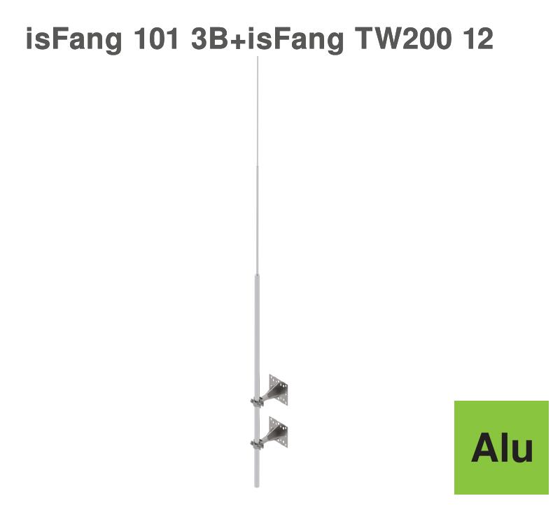 isFang air-termination rod with isFang TW200 12 support