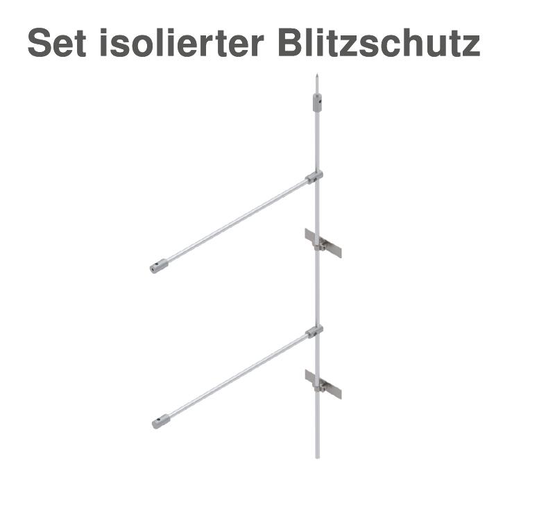 Isolationsstange für Wandmontage mit drei Eck Befestigung