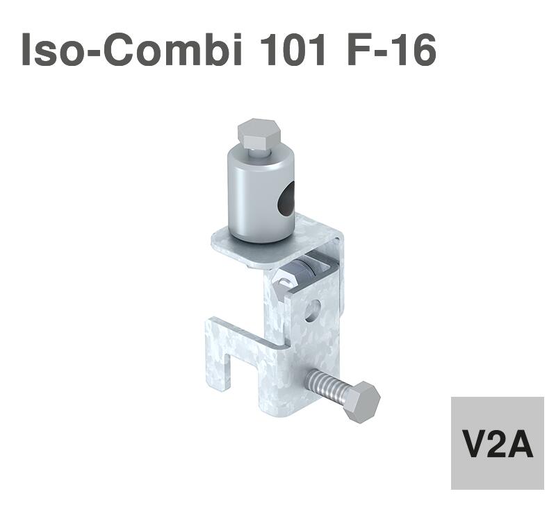 ISO-Combi Falzbefestigungen für isolierte Fangeinrichtungen