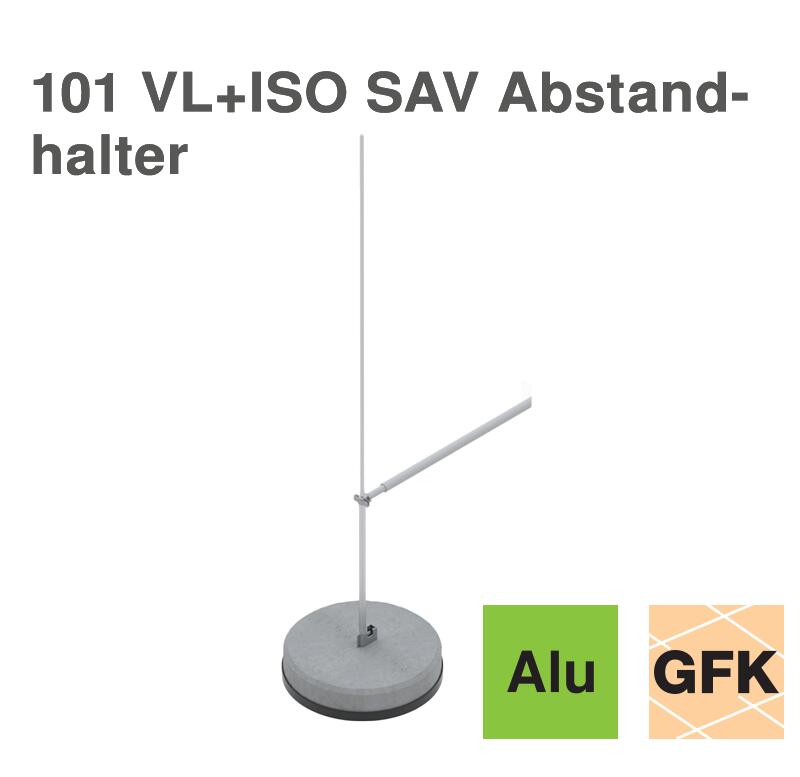 Verjüngte Rohr-Fangstangen mit ISO variable Abstandhalter Befestigung