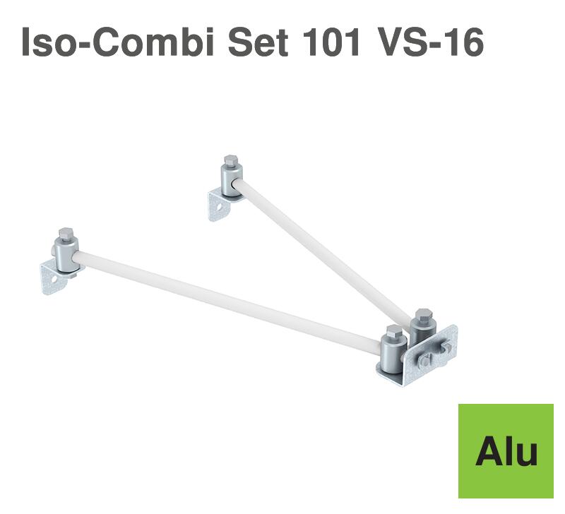 Iso-Combi-Set für V-Befestigung