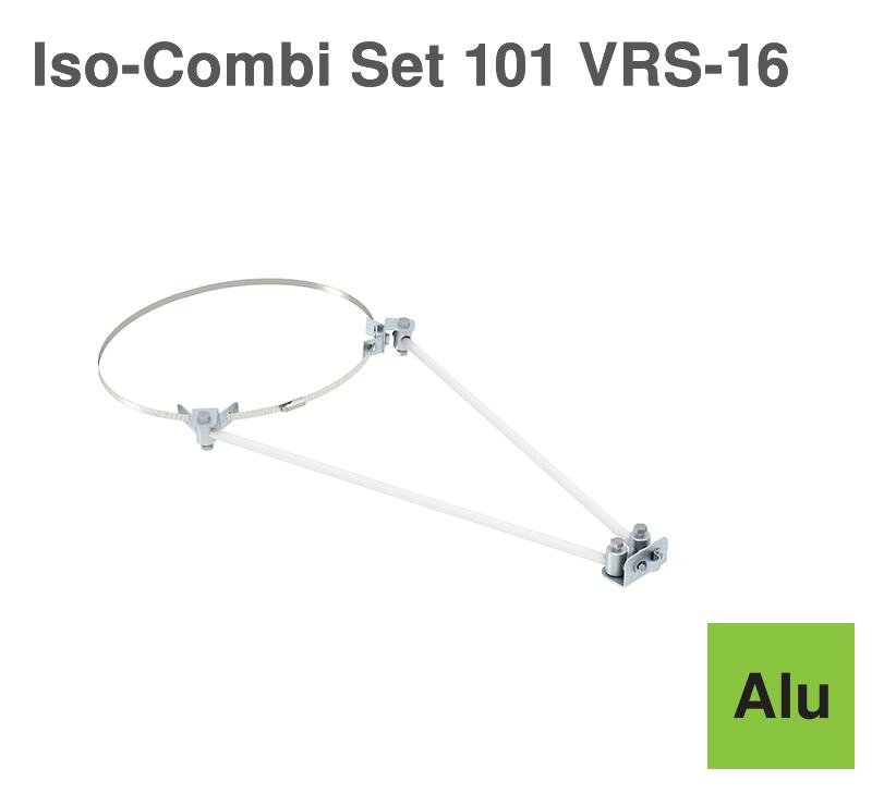 Iso-Combi-Set für Rohr-V-Befestigung