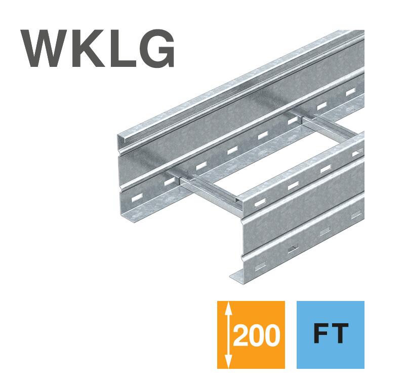 Wide span cable ladder WKLG 200 FT
