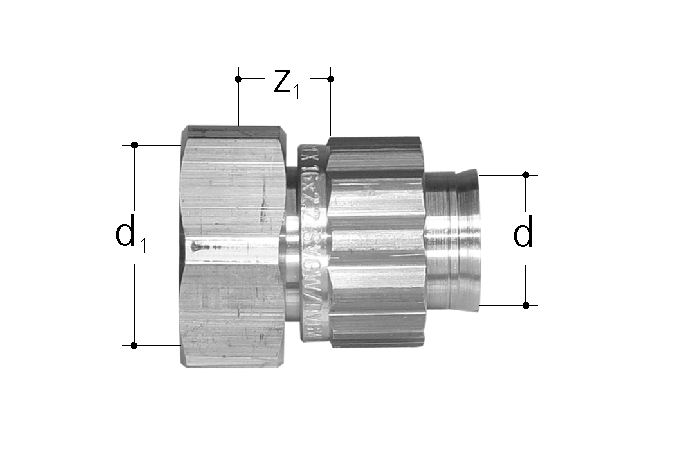 GF Sanipex Classic Adapter Euro plated