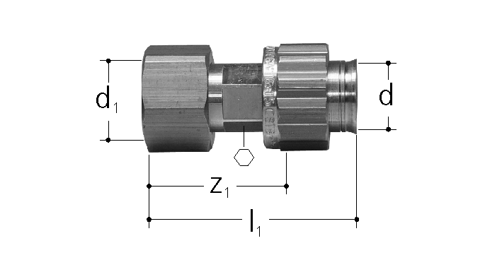 GF Sanipex Classic Adapter loose nut