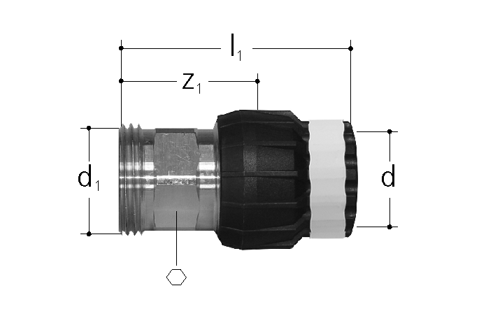 GF Sanipex MT Adapter transition