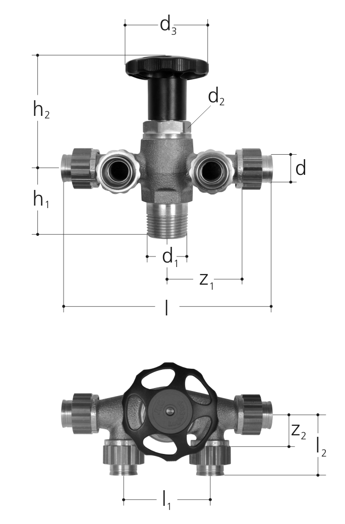 GF DistributionValve SanipexClassic 4-way-LegioStop