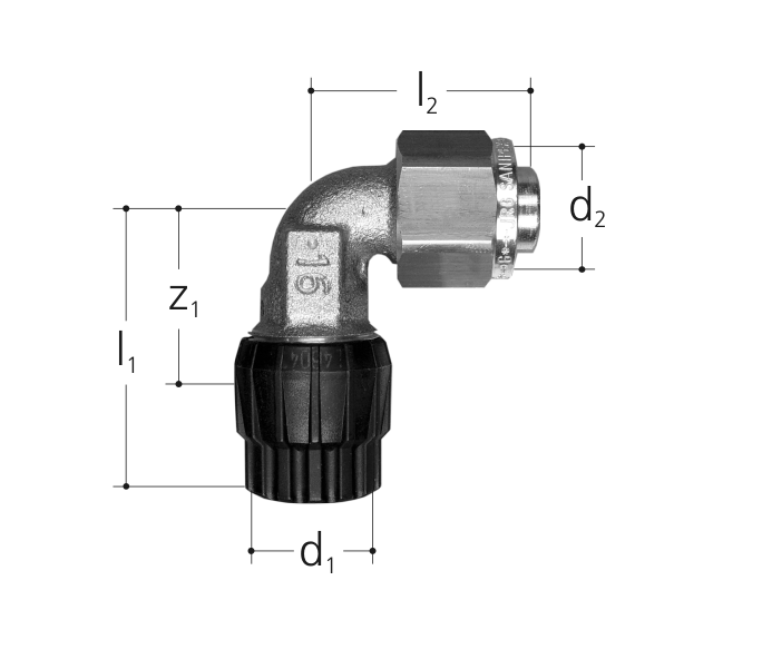 GF ElbowAdapter SanipexMT Geberit