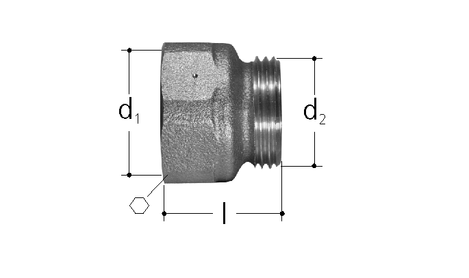 GF Sanipex Classic Übergangsmuffe manifold