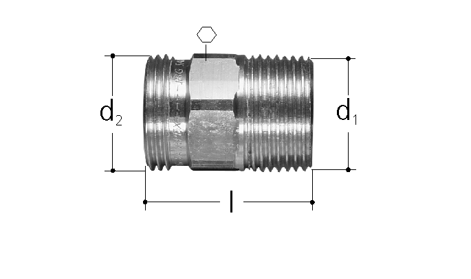 GF Sanipex Classic Übergangsnippel manifold