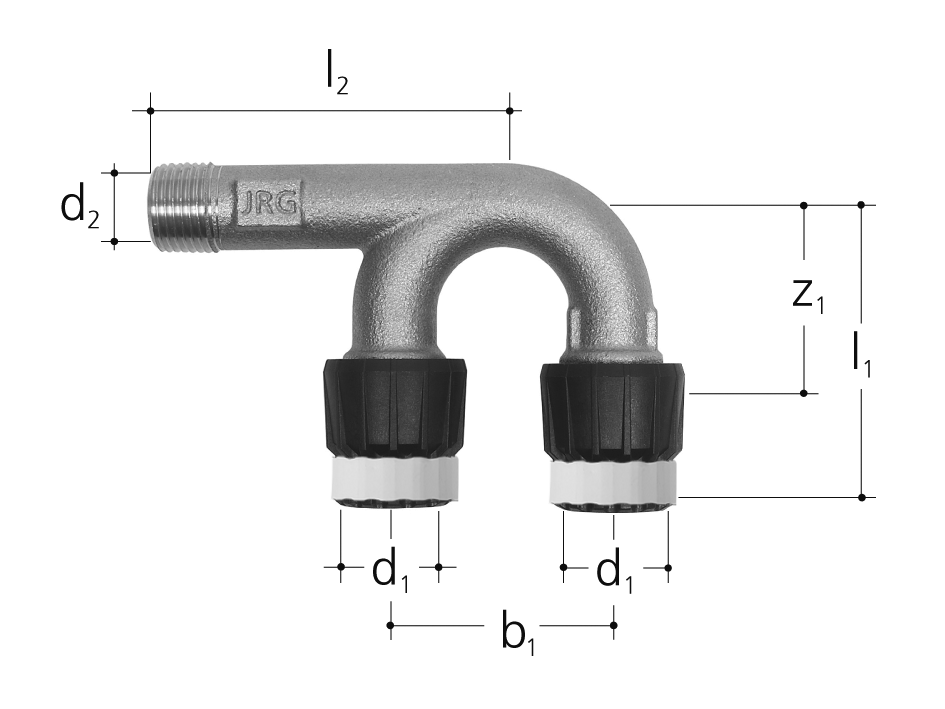 GF Sanipex MT U-Tap Elbow Concealed