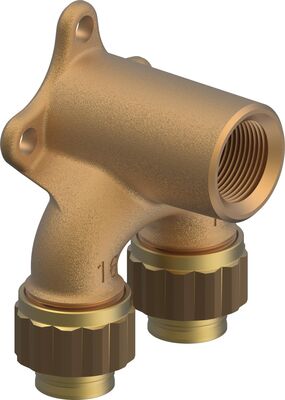 GF Sanipex Classic Fitting Connector Double