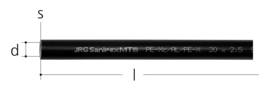 GF Sanipex MT Rohr S
